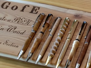 木製ボールペン制作体験